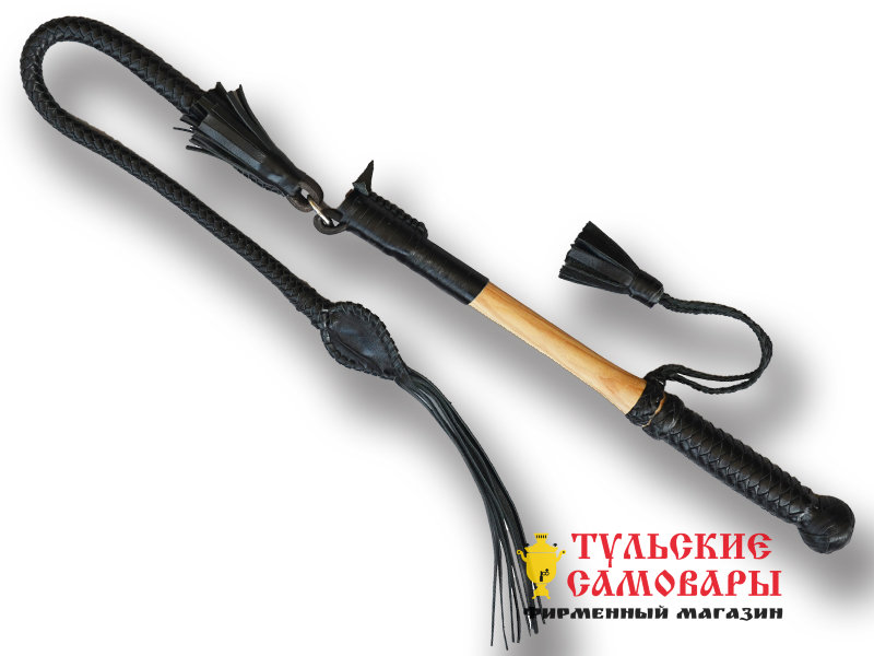Нагайка донская со шлепком № 2 фото 1 — Samovars.ru