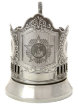 Никелированный подстаканник с лазерной гравировкой "Звезда" (Орден Победа) Кольчугино фото 1 — Samovars.ru